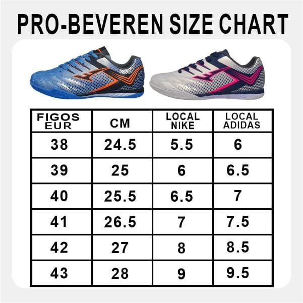 FIGOS Pro Beveren Chameleon Pearl White Futsal Shoes