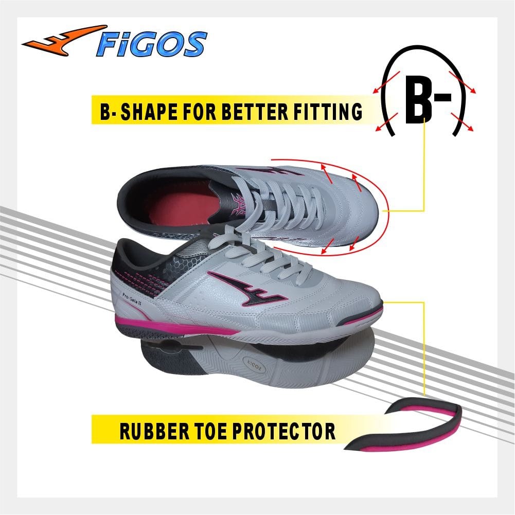 FIGOS Pro Sala ll Frost White Futsal Shoes