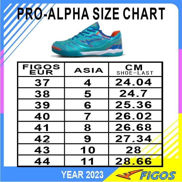 FIGOS Pro Alpha Futsal Unisex For Men
