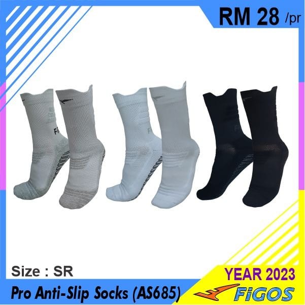 FIGOS New Full Grip Anti Slip Socks Unisex 2023