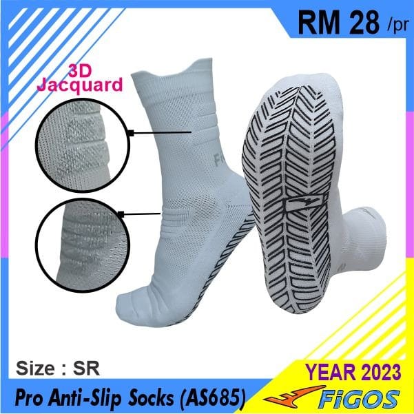 FIGOS New Full Grip Anti Slip Socks Unisex 2023