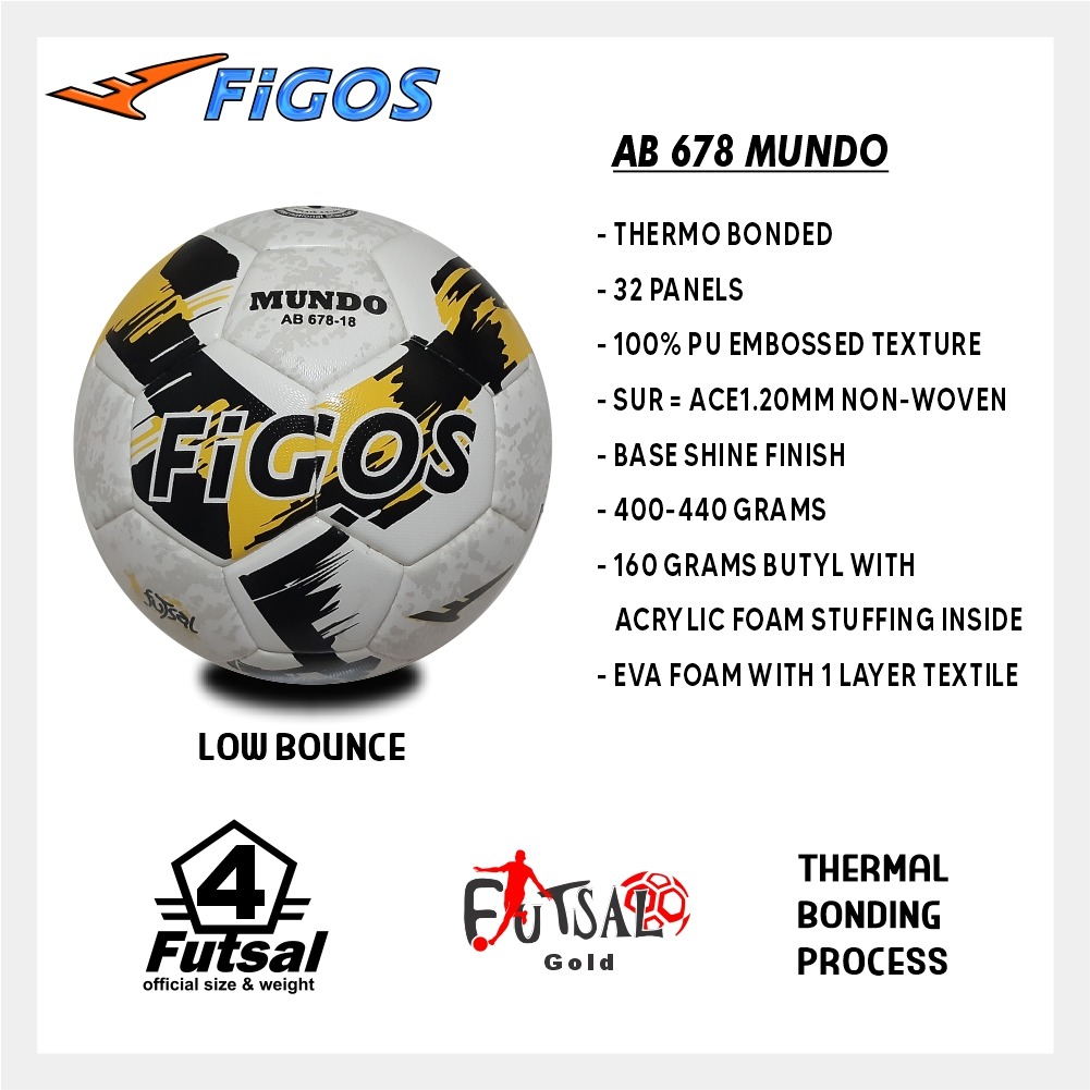 FIGOS Premium Futsal Ball Mundo Hybrid / Thermo