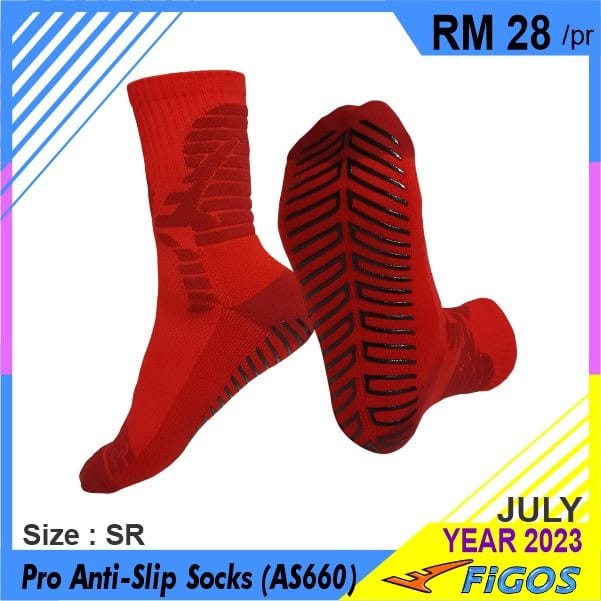 FIGOS Pro Anti Slip Socks For Unisex AS660