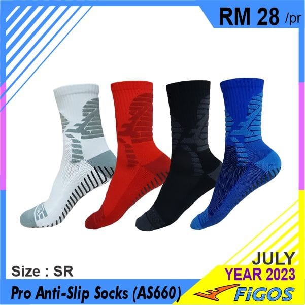 FIGOS Pro Anti Slip Socks For Unisex AS660
