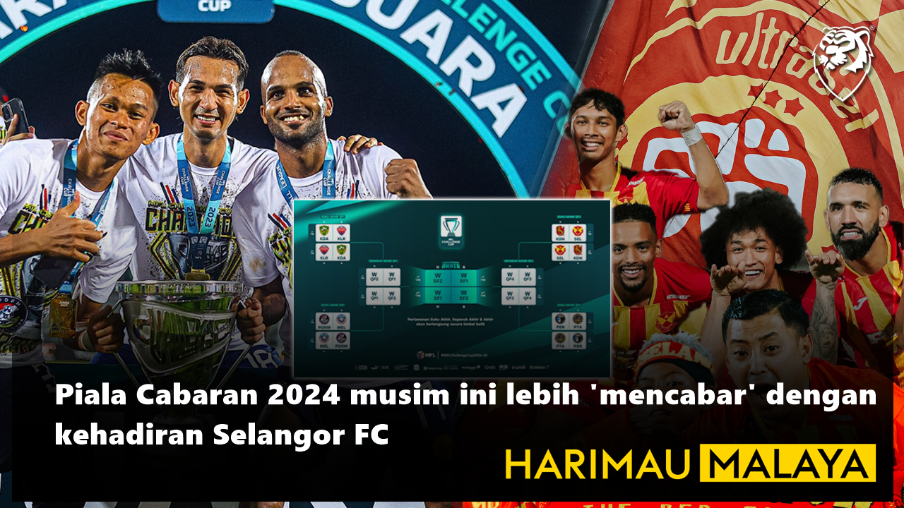 Piala Cabaran 2024 musim ini lebih 'mencabar' dengan kehadiran Selangor FC