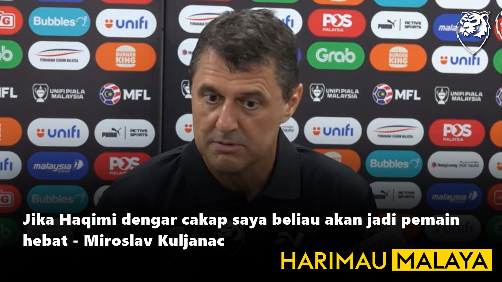 Haqimi Azim perlu tajamkan penyudahnya! Jika beliau dengar cakap saya beliau akan jadi pemain hebat - Miroslav Kuljanac