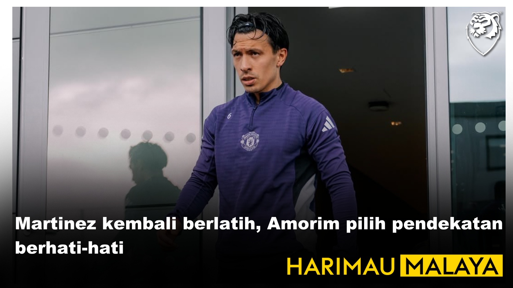 Martinez kembali berlatih, Amorim pilih pendekatan berhati-hati