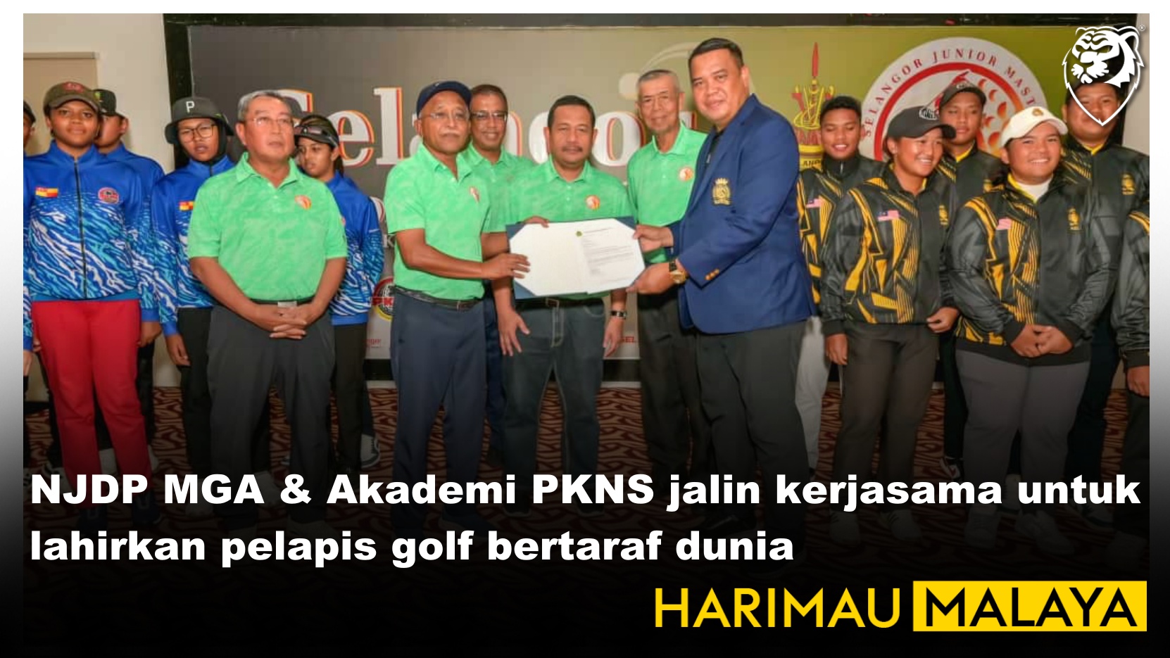 NJDP MGA & Akademi PKNS jalin kerjasama untuk lahirkan pelapis golf bertaraf dunia