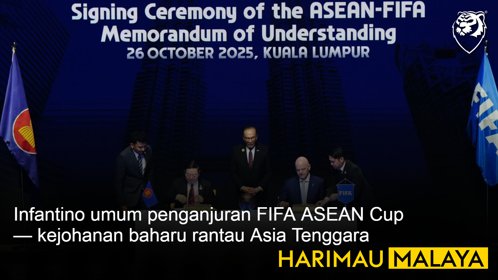 Infantino umum penganjuran FIFA ASEAN Cup — kejohanan baharu rantau Asia Tenggara