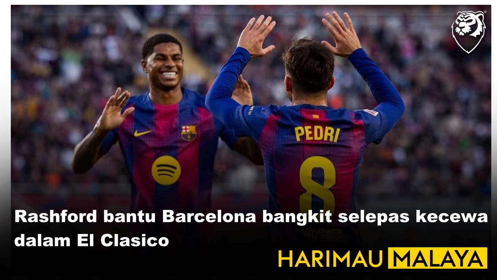 Rashford bantu Barcelona bangkit selepas kecewa dalam El Clasico