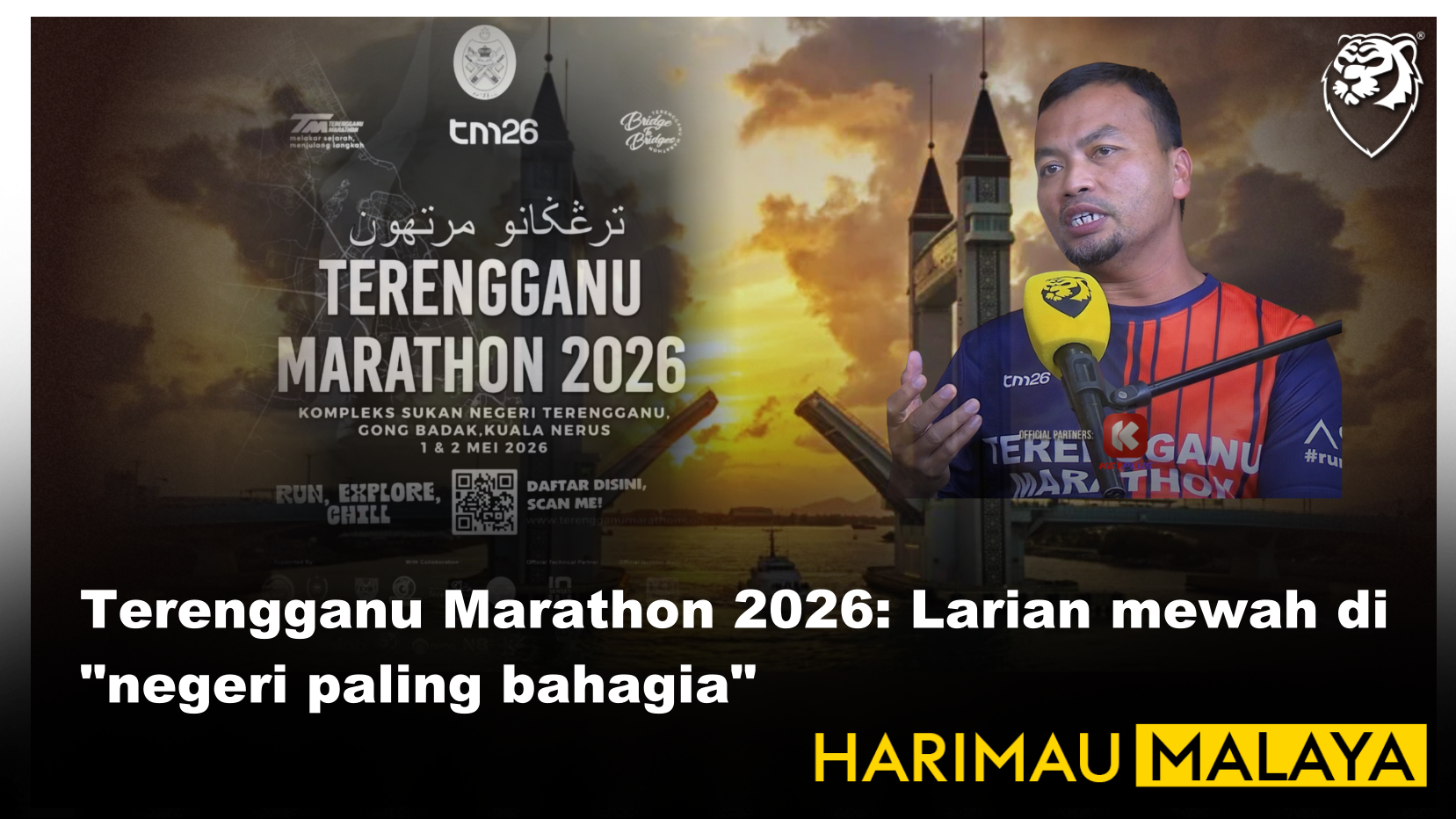 Terengganu Marathon 2026: Larian mewah di "negeri paling bahagia"