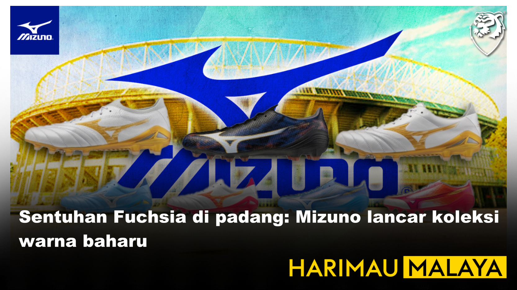 Sentuhan Fuchsia di padang: Mizuno lancar koleksi warna baharu